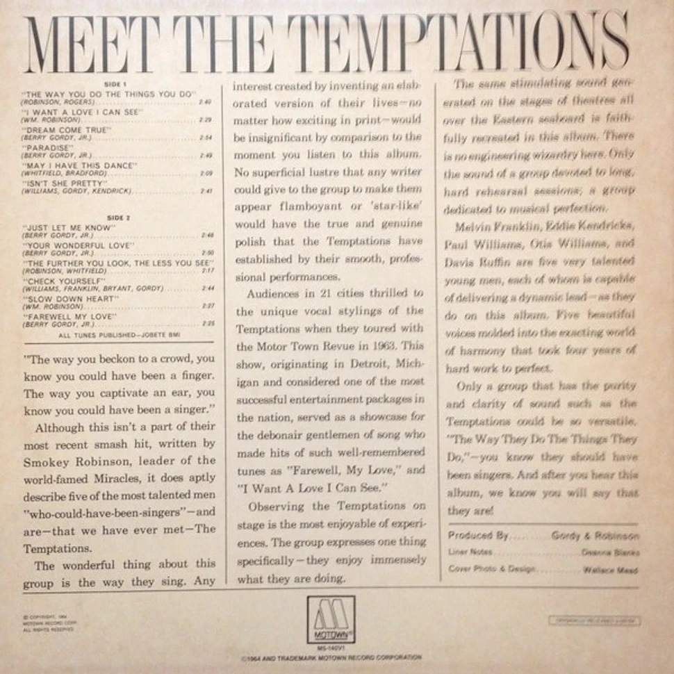 The Temptations - Meet The Temptations