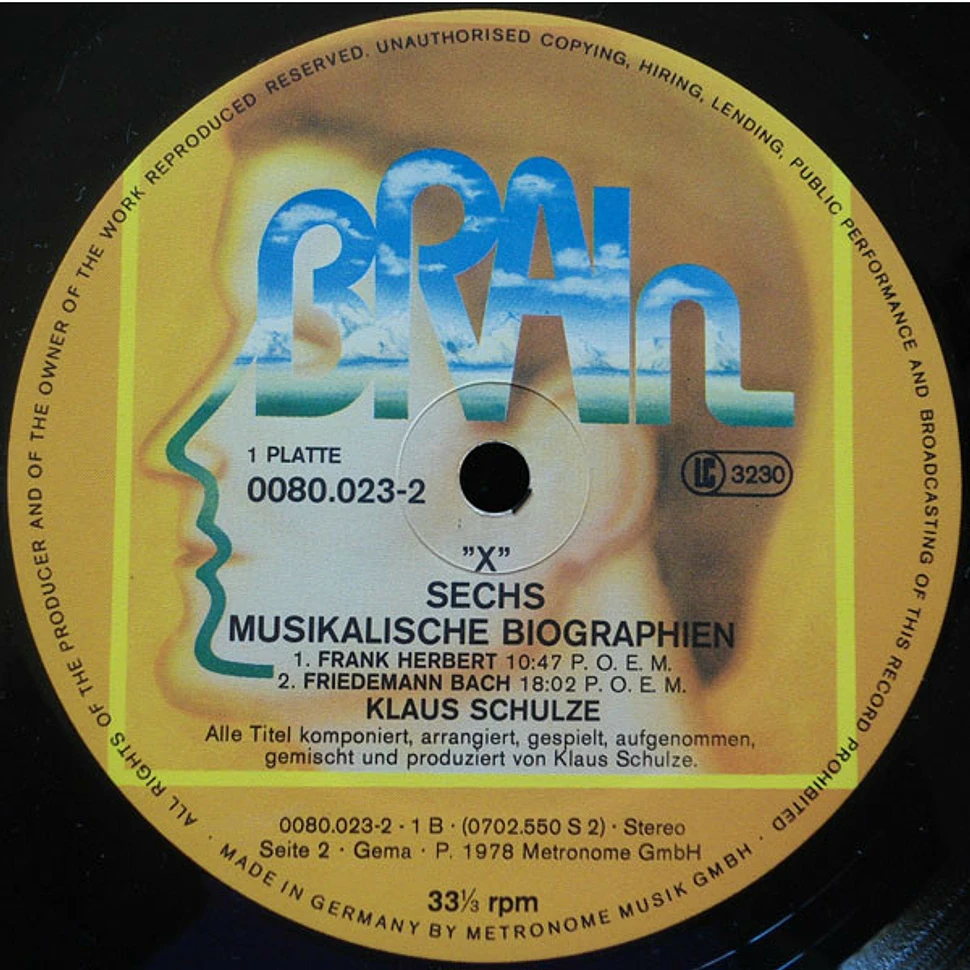 Klaus Schulze - "X."