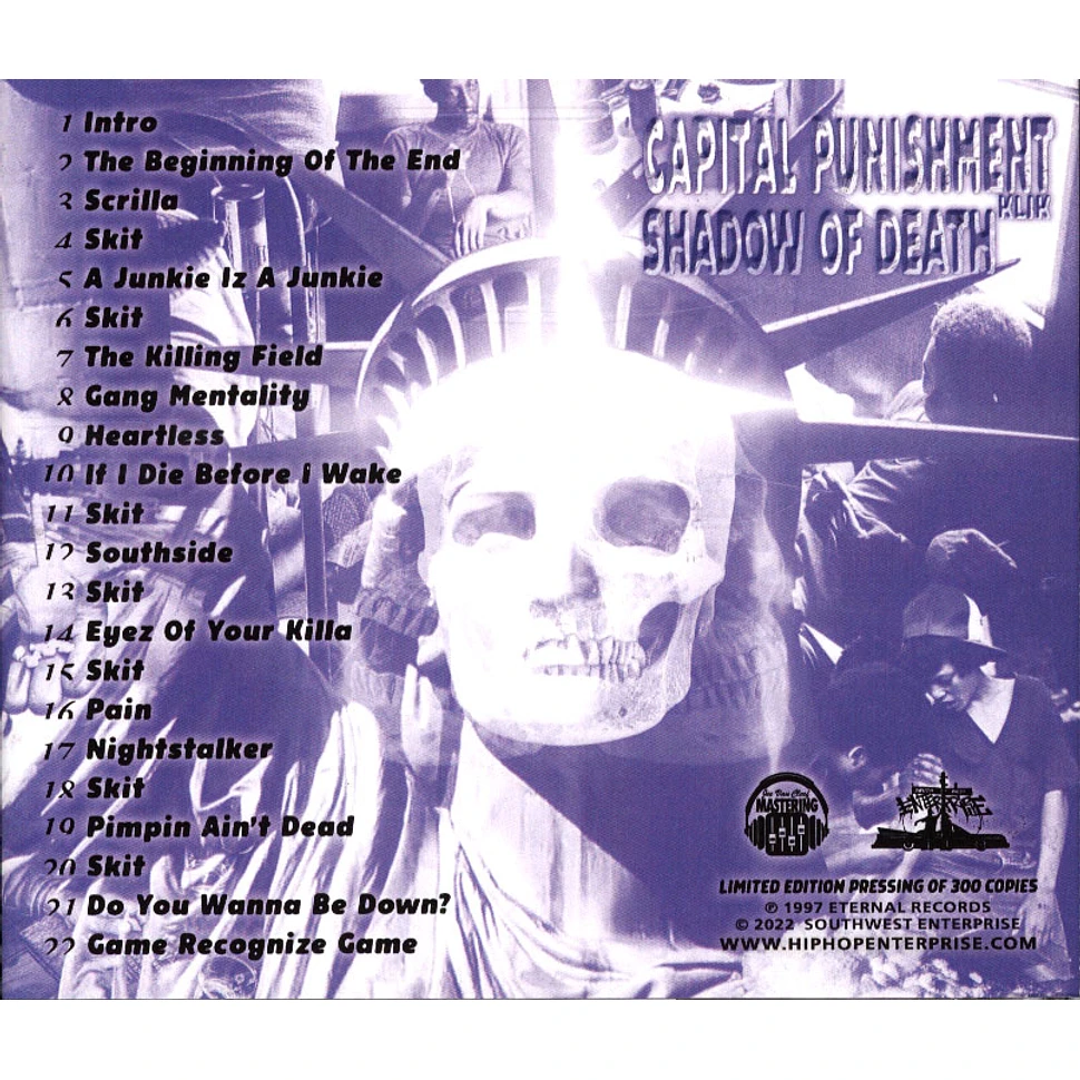 Capital Punishment Klik - Shadow Of Death - CD - 1997 - EU ...