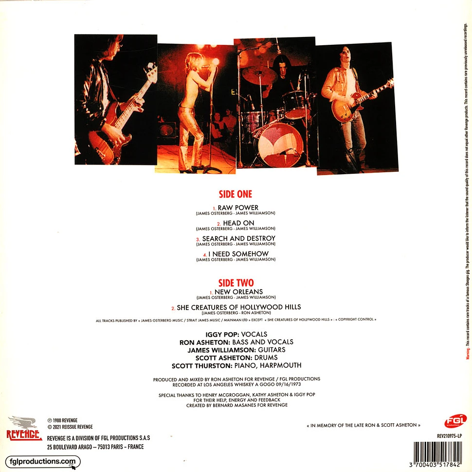 The Stooges - Live At The Whiskey A Go-Go White Vinyl Edition