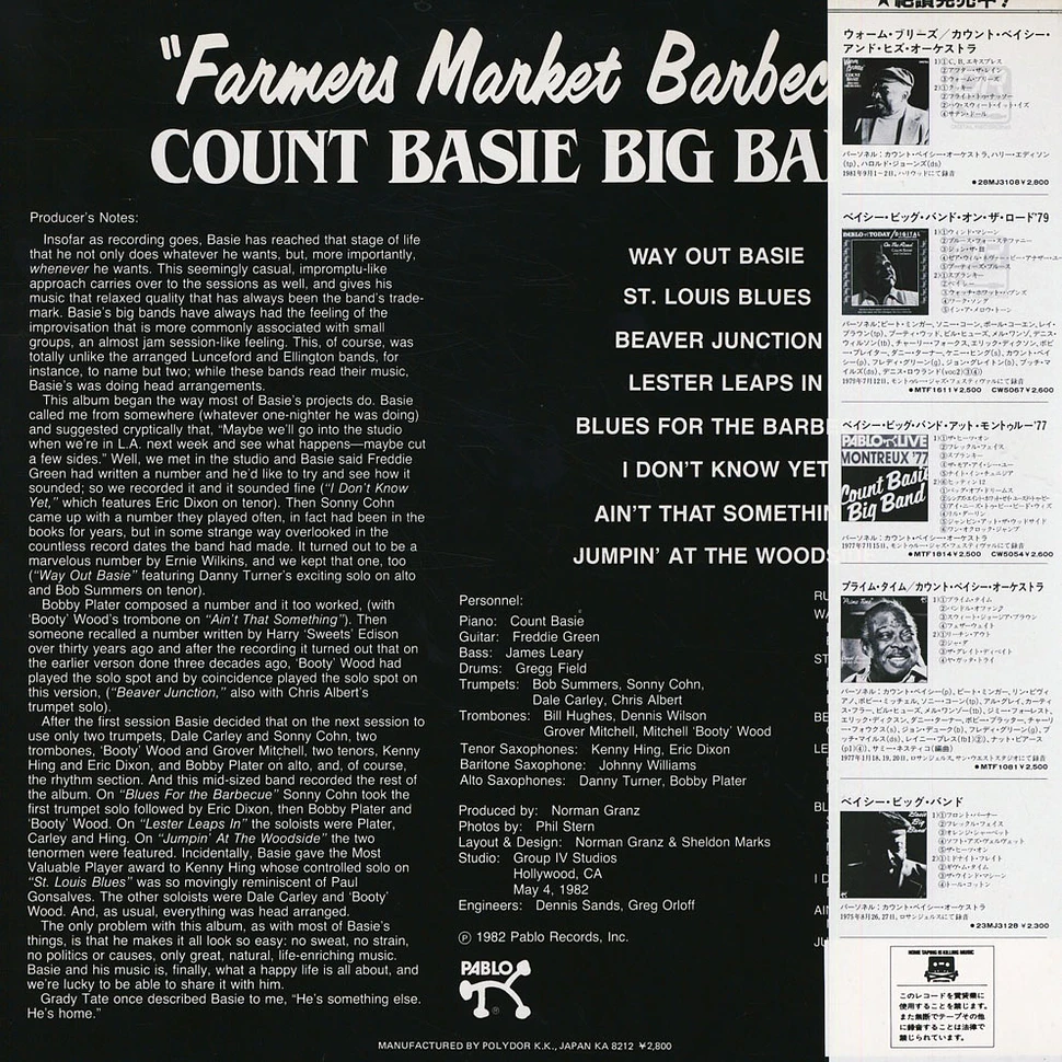 Count Basie Big Band - Farmers Market Barbecue