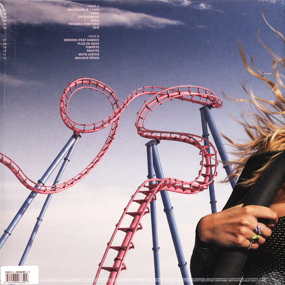 Angèle nouvel album 95 nonante cind CD Vinyle LP 2021 edition