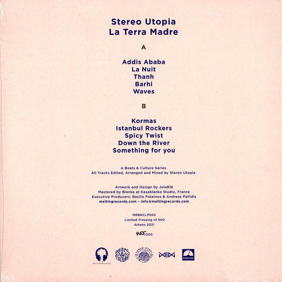 Stereo Utopia - La Terra Madre Blue Vinyl Edition