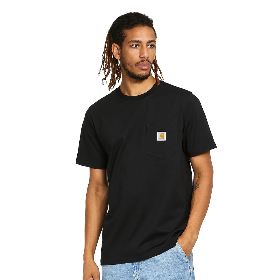 Carhartt WIP - Standard Crew Neck T-Shirt (Pack of 2) (Black + Black) | HHV