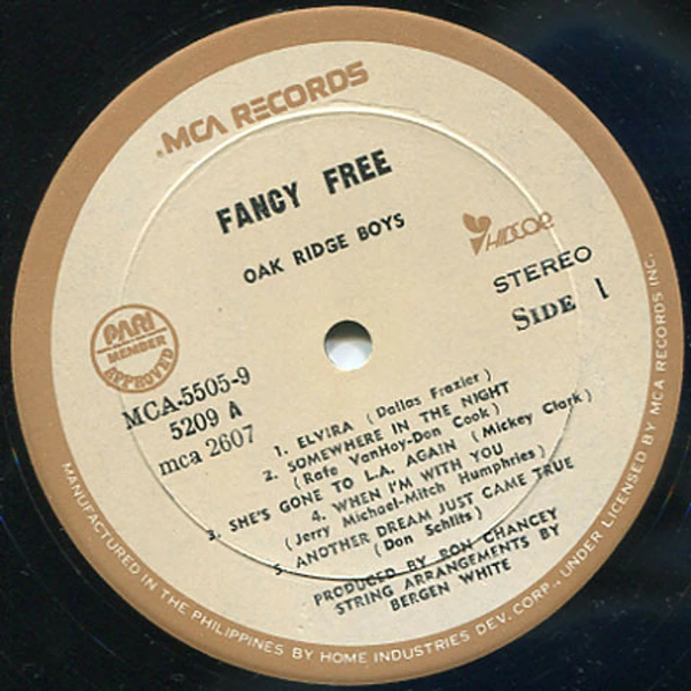 The Oak Ridge Boys - Fancy Free