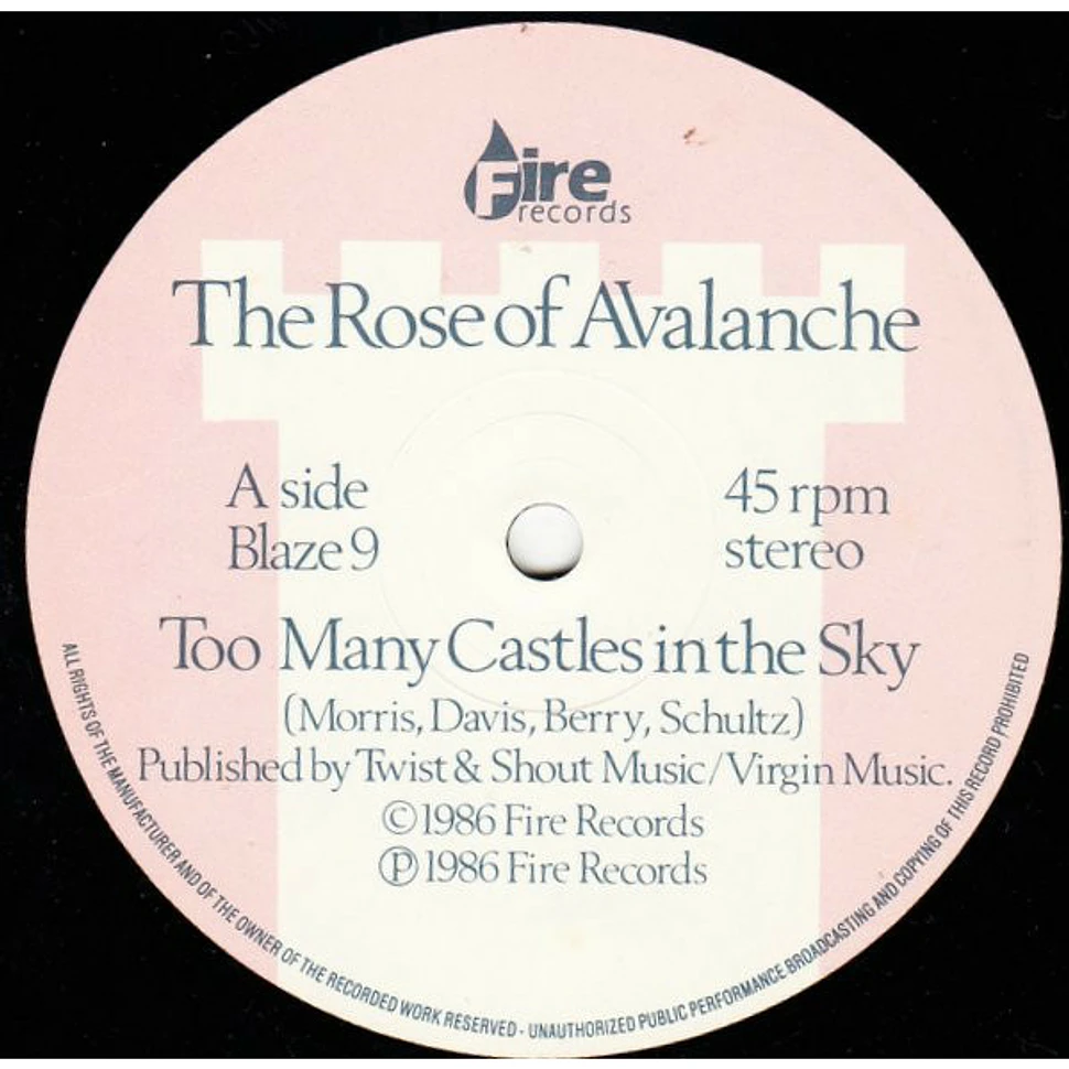 The Rose Of Avalanche - Too Many Castles In The Sky