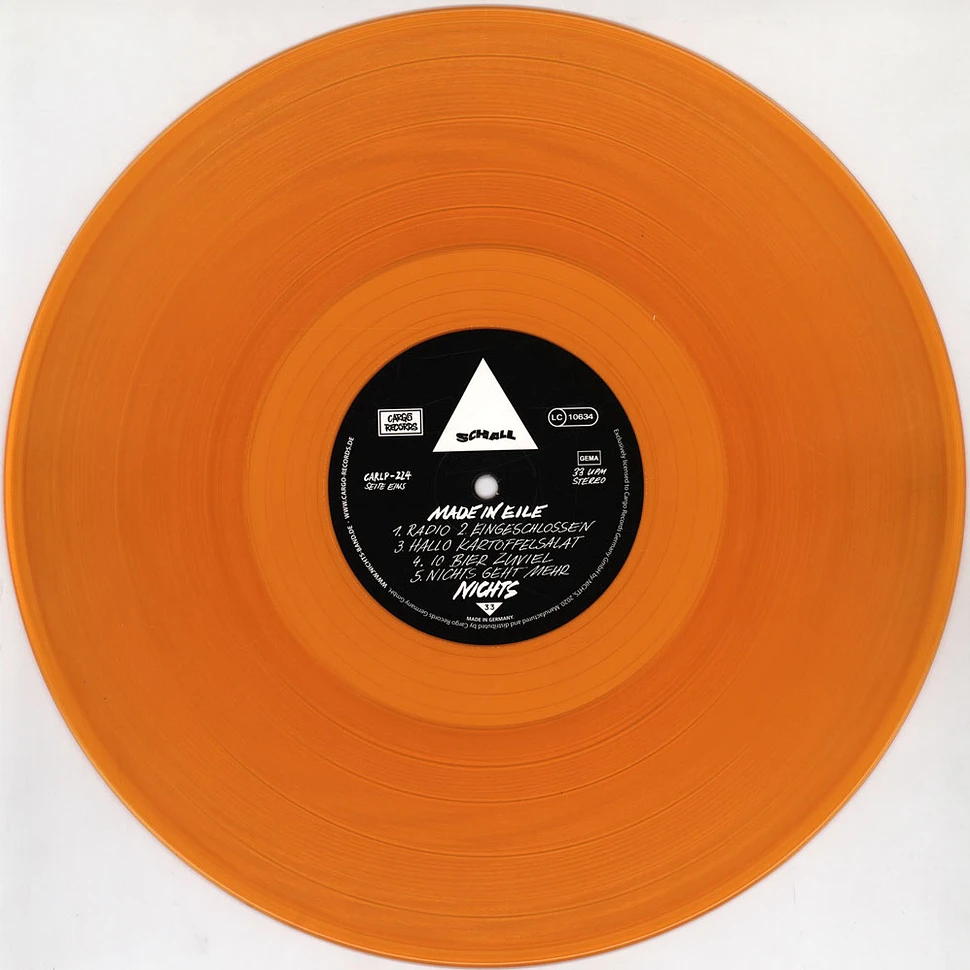 Nichts - Made In Eile Remastered Deluxe Transparent Orange Vinyl ...