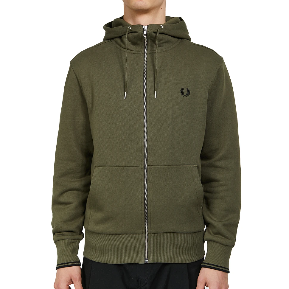 Fred Perry - Hooded Zip Through Sweatshirt