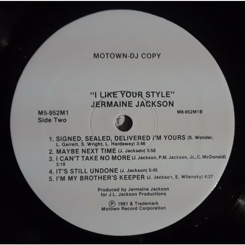 Jermaine Jackson - I Like Your Style