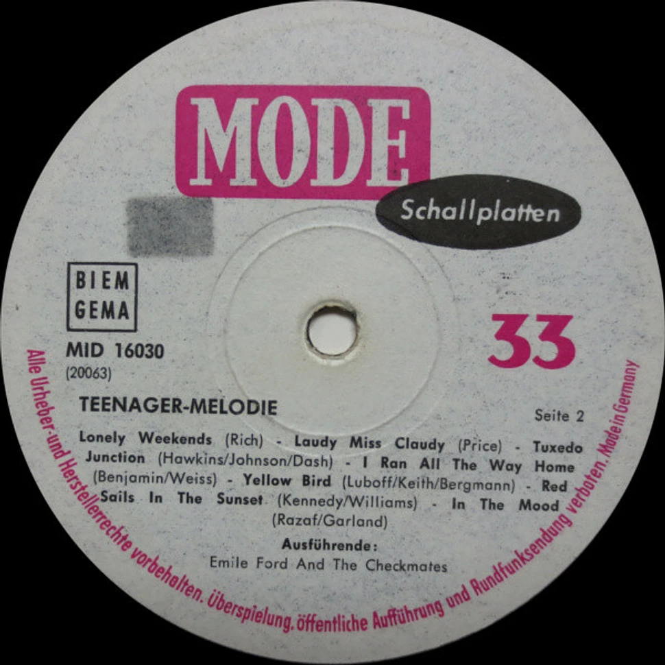 Emile Ford & The Checkmates - Teenagermelodie