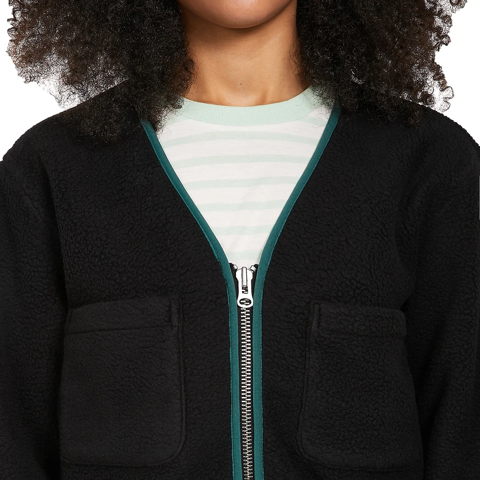 Stüssy - Polar Fleece Cardigan (Black) | HHV