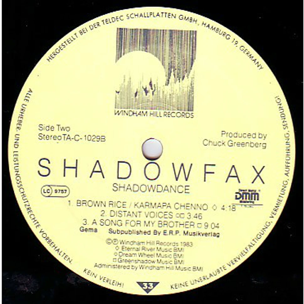 Shadowfax - Shadowdance