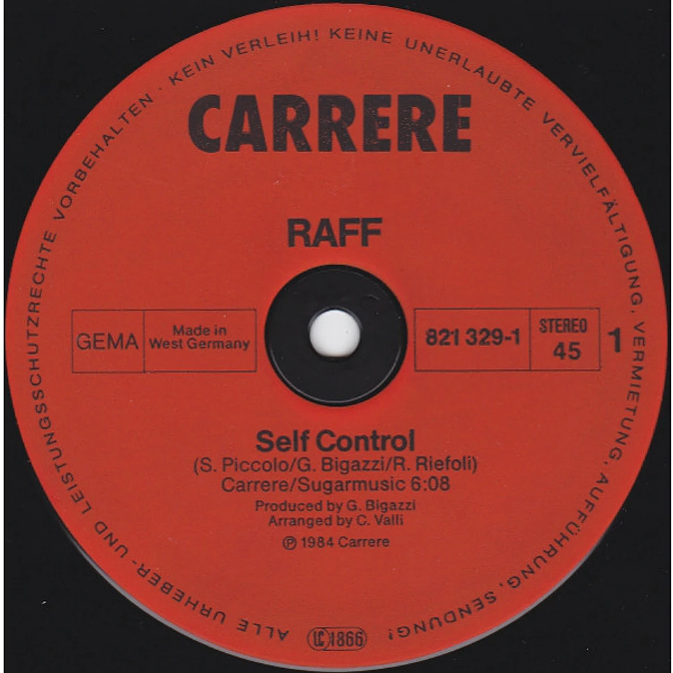 RAF - Self Control