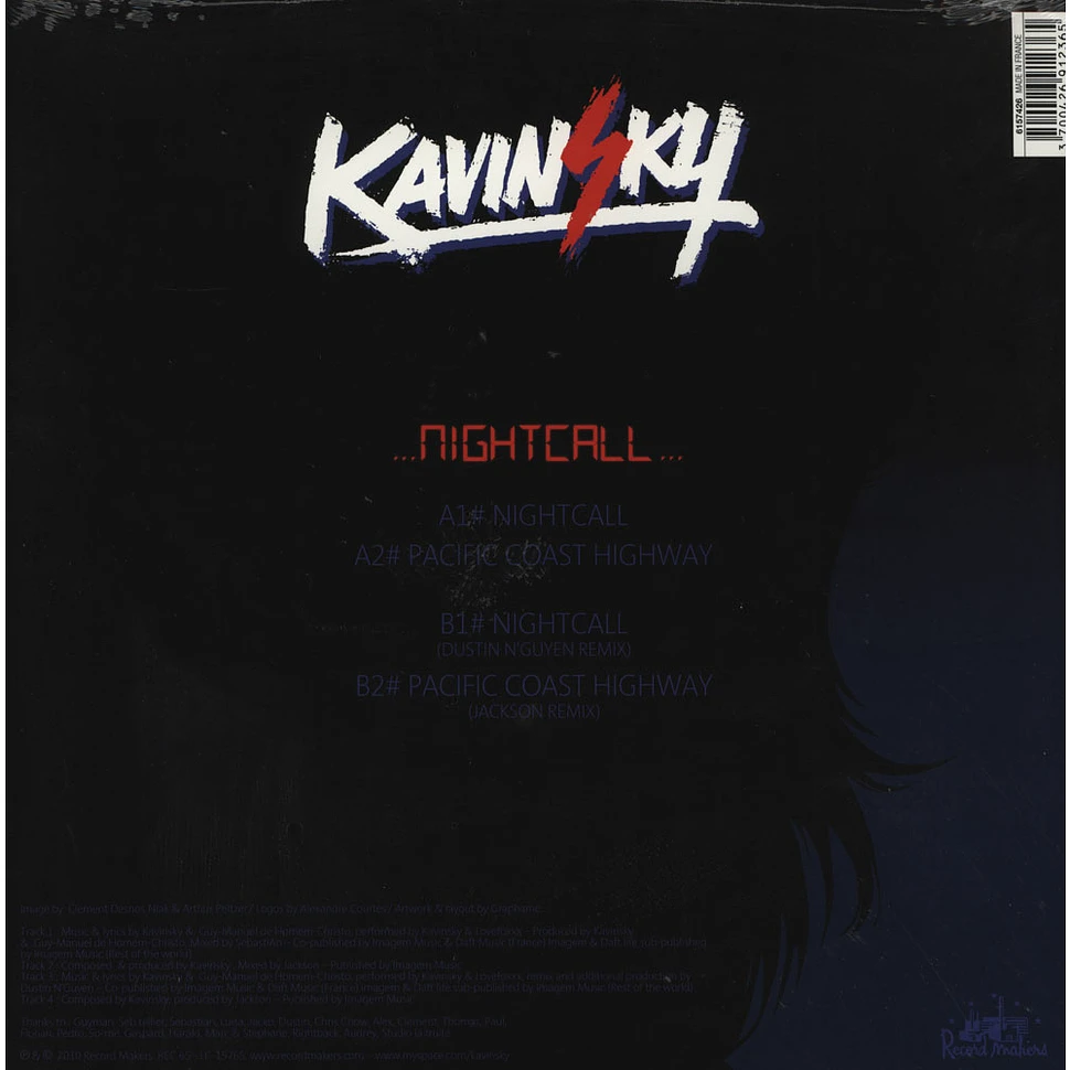 Nightcall, Kavinsky – 12 – Music Mania Records – Ghent