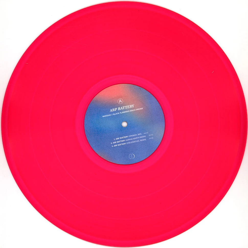 Marzian & Black Flamingo Disco Driver - Arp Battery Transparent Pink Vinyl Edition