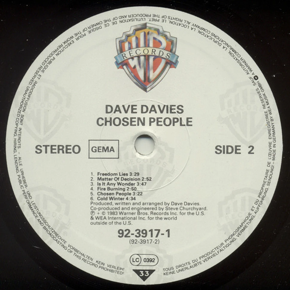 Dave Davies - Chosen People