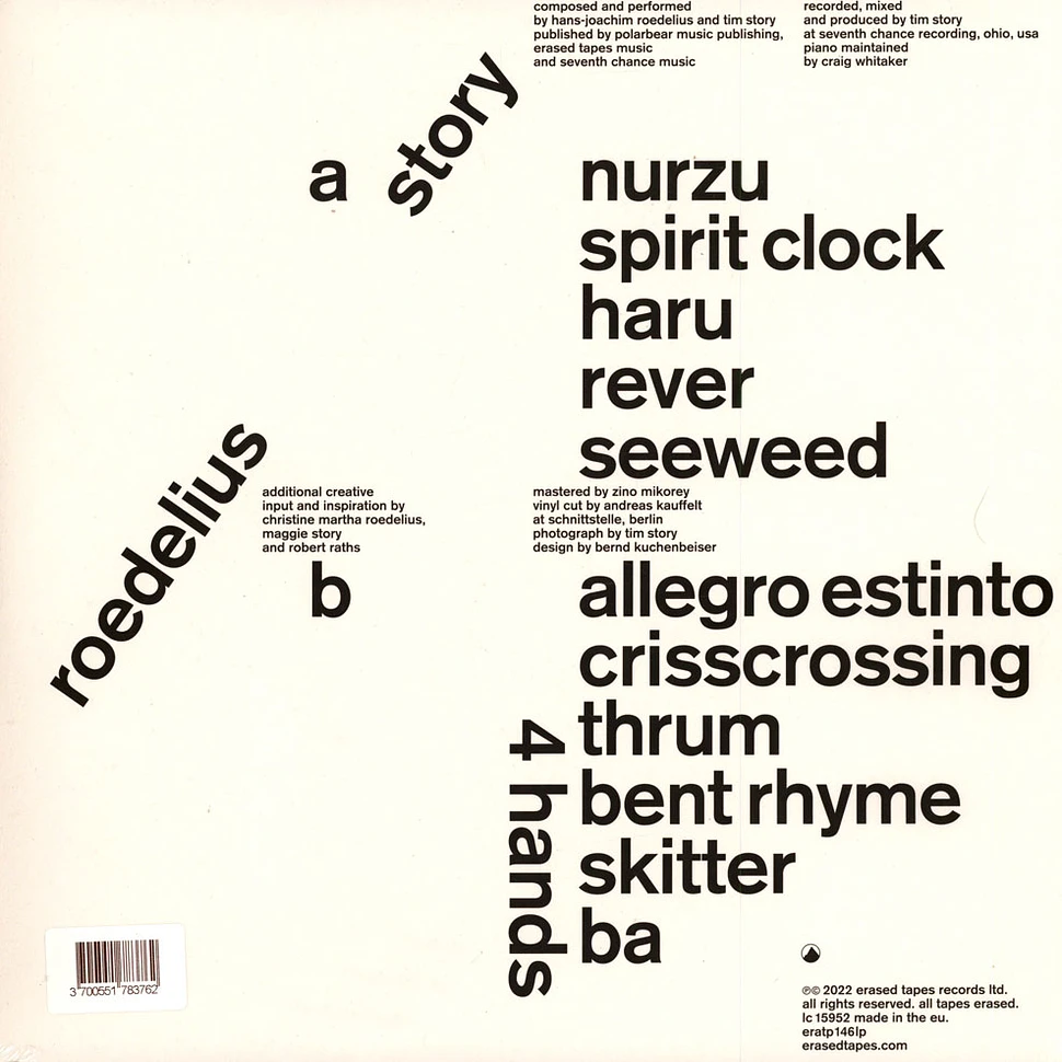 Roedelius Story - 4 Hands Black Vinyl Editoin