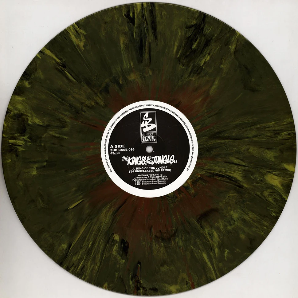 Dextrous & Rude Boy Keith - Kings Of The Jungle Light Green Vinyl Edition