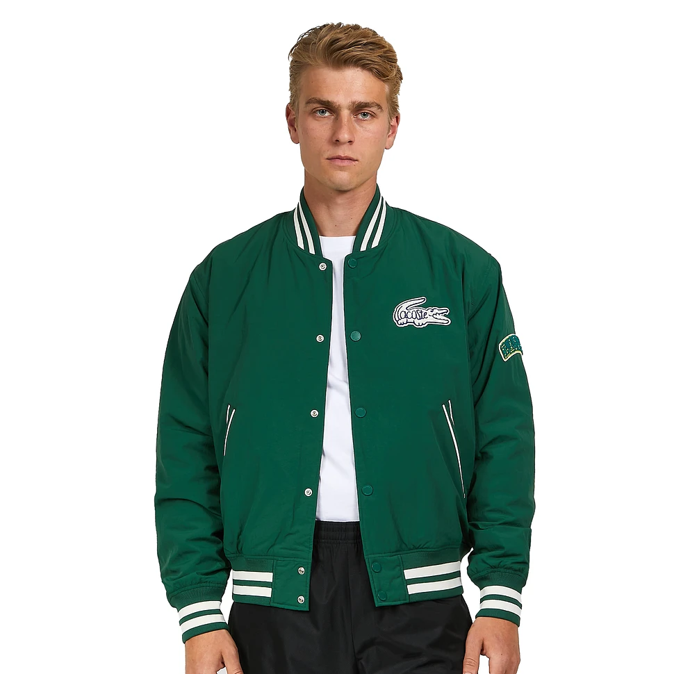 Lacoste L!ve - Graphic Logo Buttoned Teddy Jacket