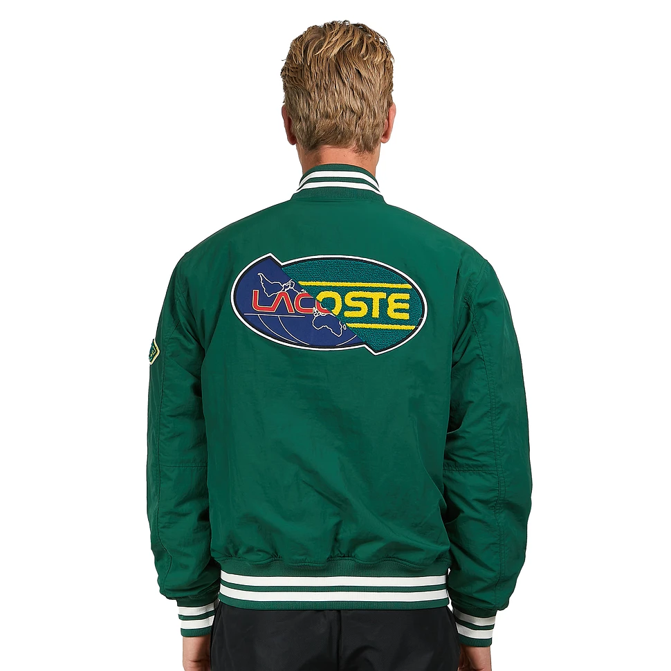 Lacoste L!ve - Graphic Logo Buttoned Teddy Jacket