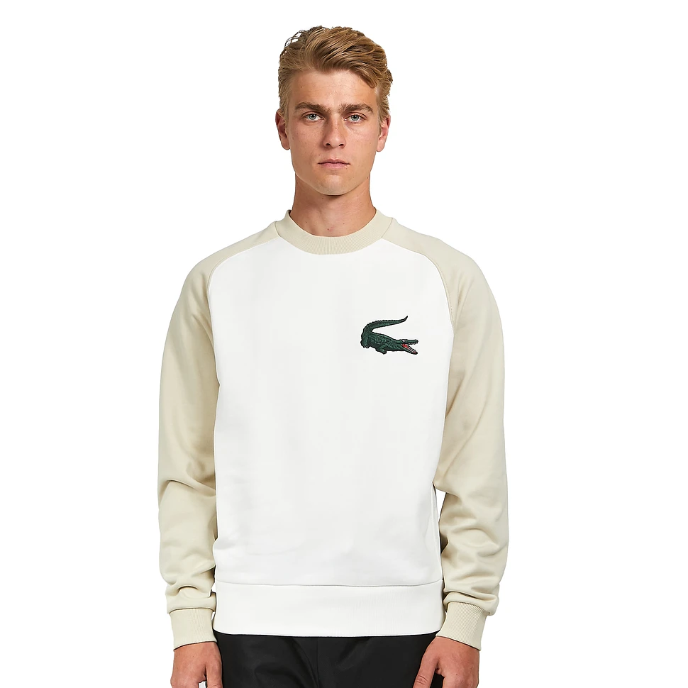 Lacoste - Crocodile Cotton Fleece Sweatshirt