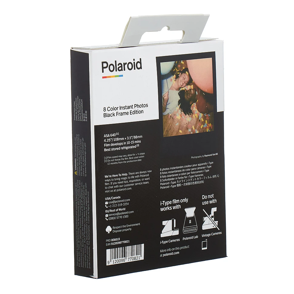 Polaroid - Color Film For i-Type Black Frame Edition