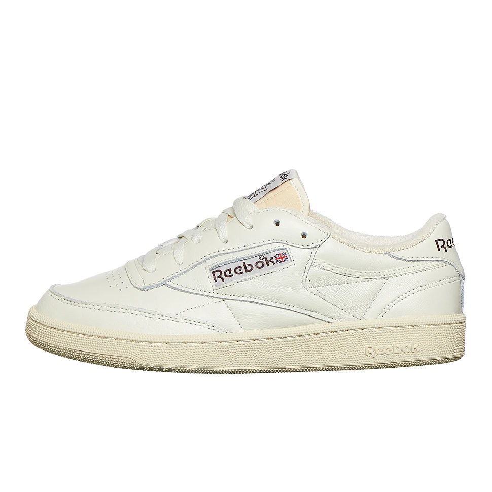 Club C 85 Vintage Shoes - Chalk / Alabaster / Maroon | Reebok