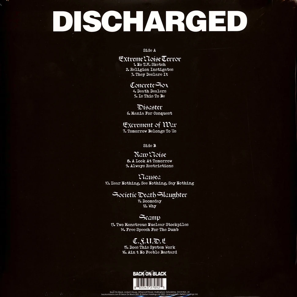 V.A. - Discharged Clear Vinyl Edition