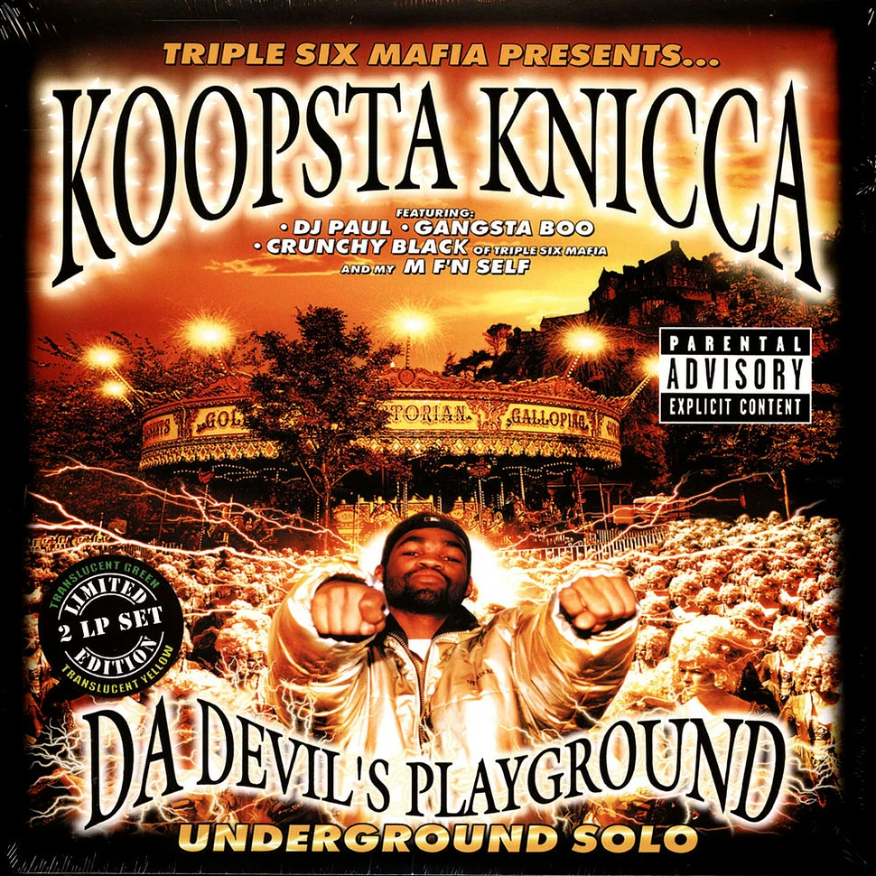 Koopsta Knicca - Da Devil's Playground Yellow Translucent Vinyl Edition (with Seamsplit)