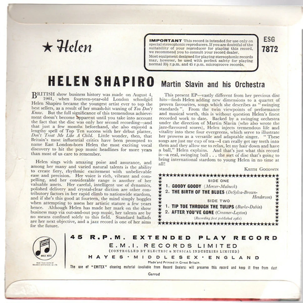 Helen Shapiro - Helen