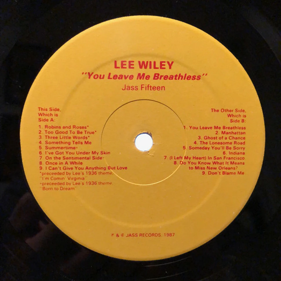 Lee Wiley - You Leave Me Breathless Broadcasts And Rarities