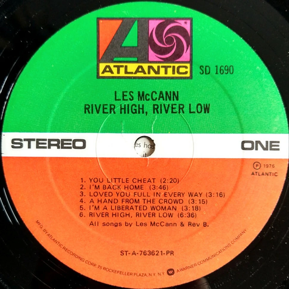 Les McCann - River High, River Low