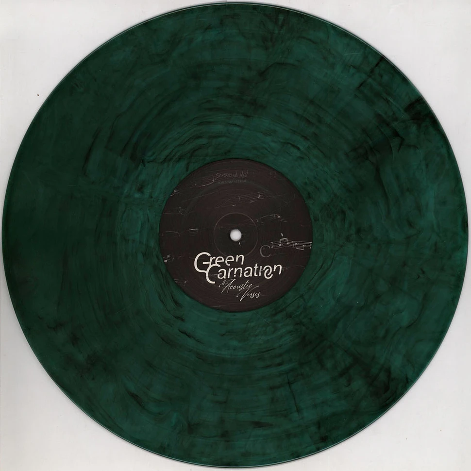 Green Carnation - The Acoustic Verses: Remastered Anniversary Clear, Green & Black Marbled Vinyl Edition