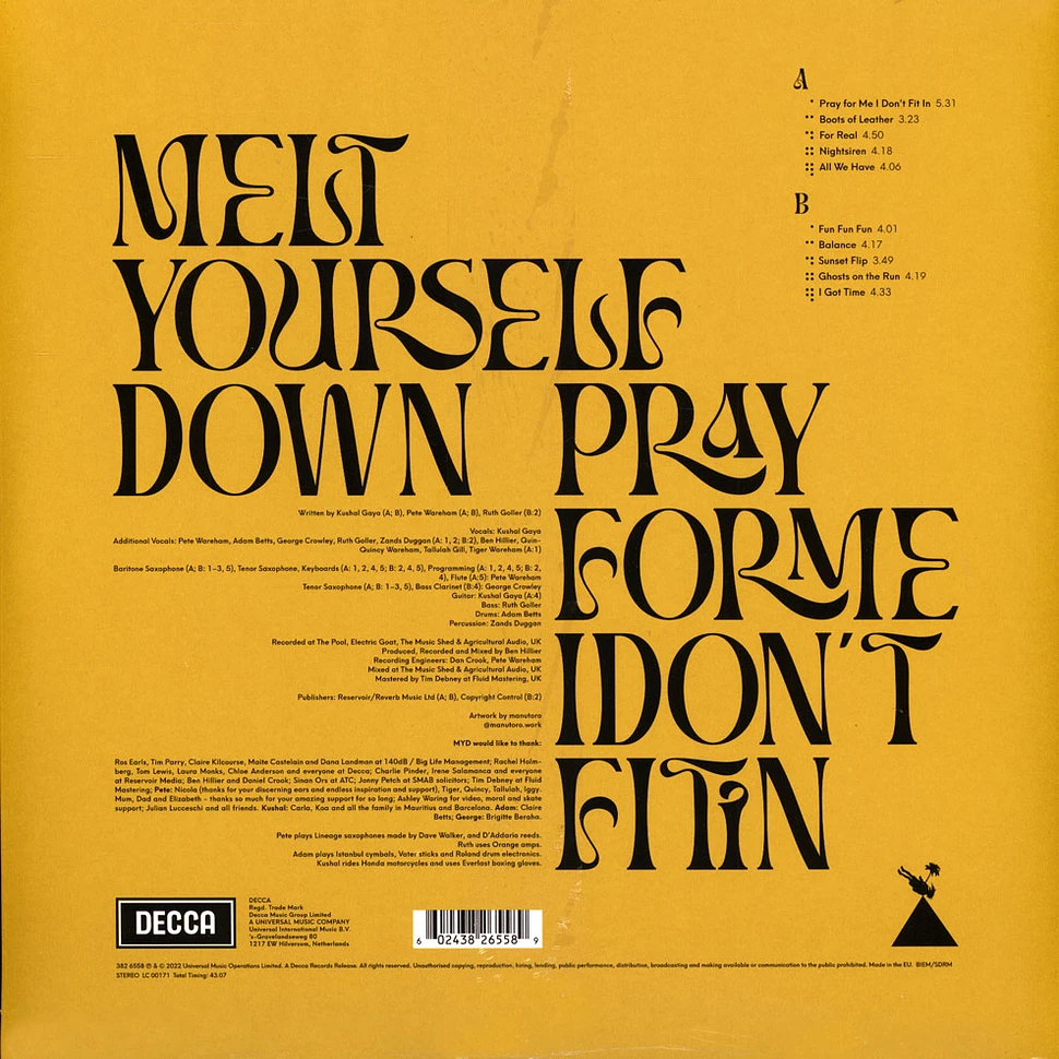 Melt Yourself Down - Pray For Me I Don't Fit In
