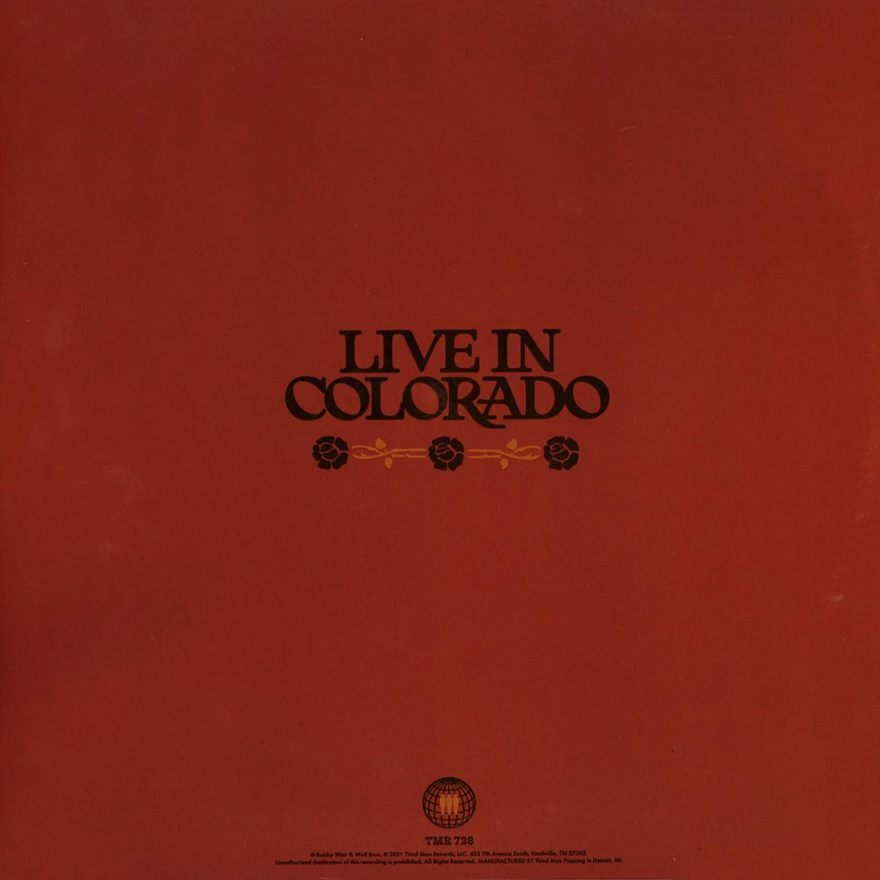 Bobby Weir & Wolf Bros - Bobby Weir And Wolf Bros: Live In Colorado Opaque Jade & Opaque Gold Vinyl Edition