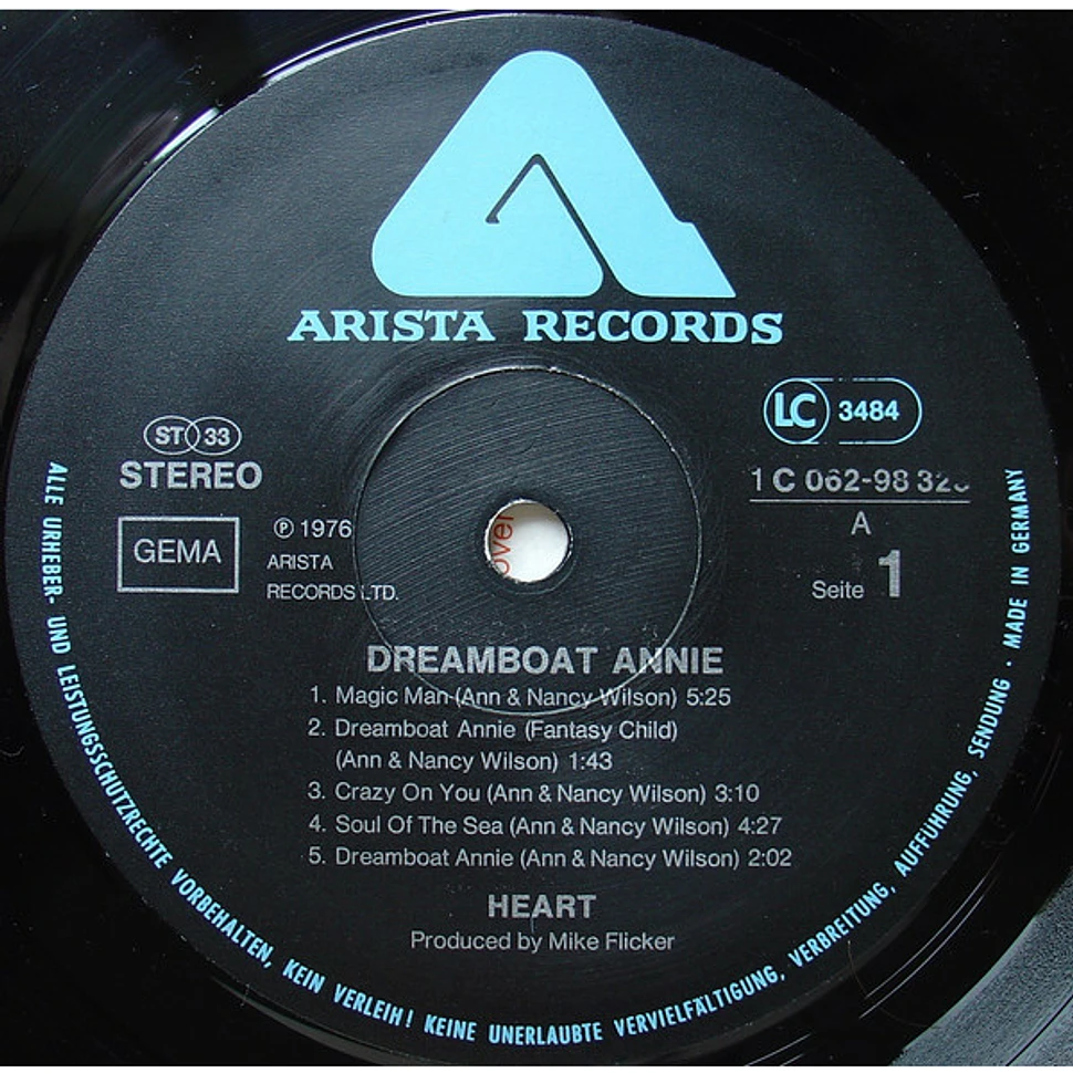 Heart - Dreamboat Annie