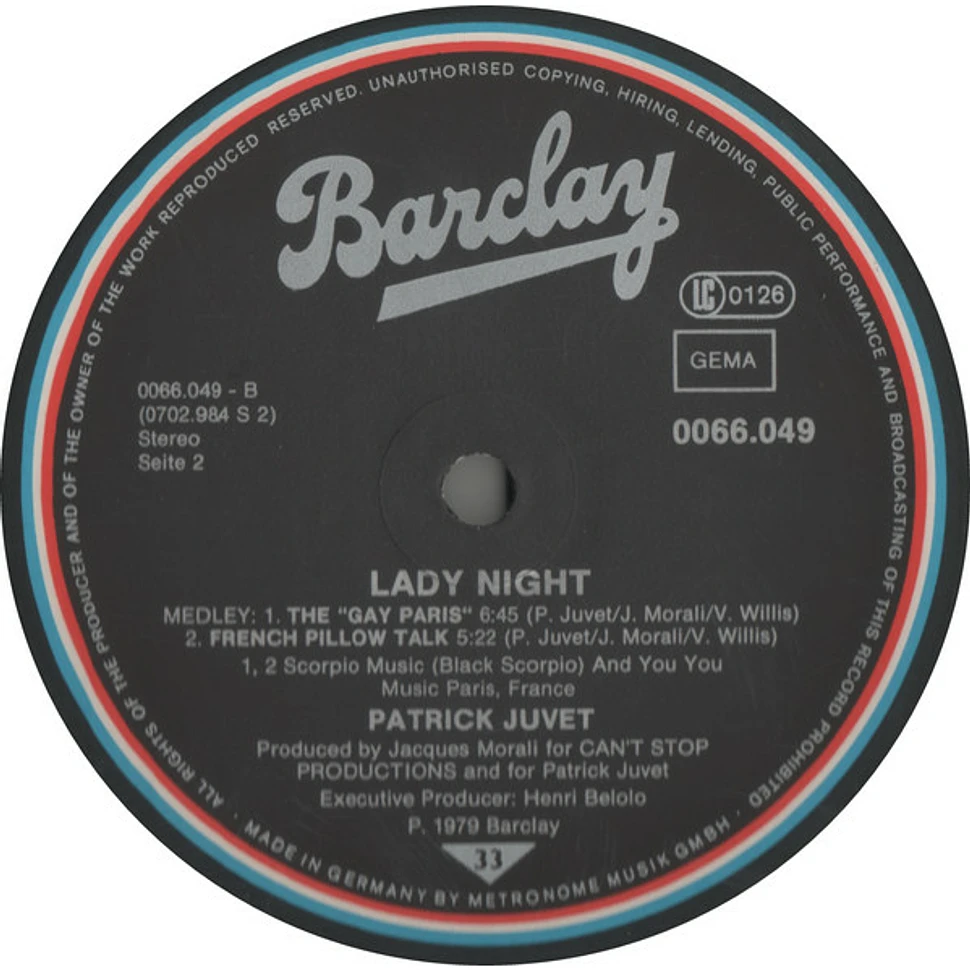 Patrick Juvet - Lady Night