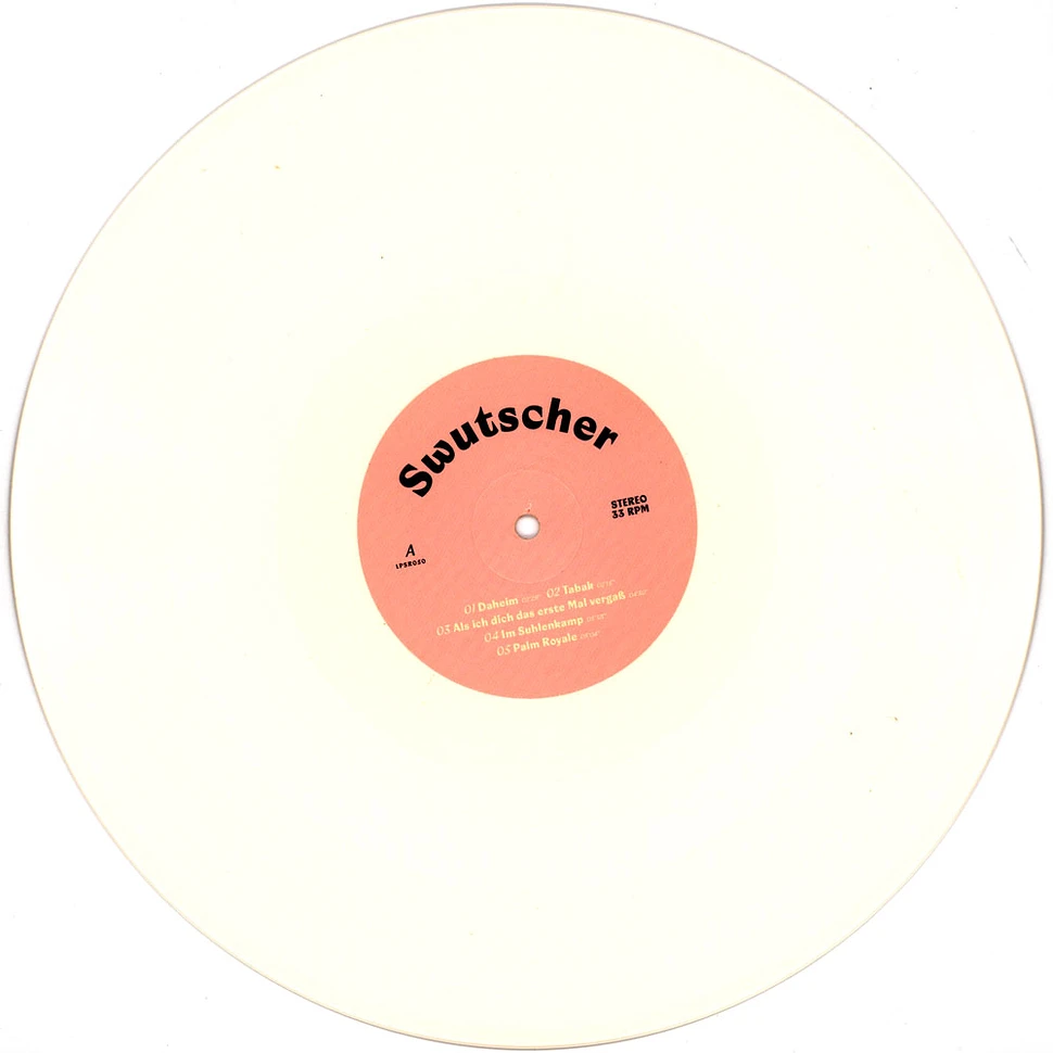 Swutscher - Swutscher Signed Creme White Daheim Vinyl Edition