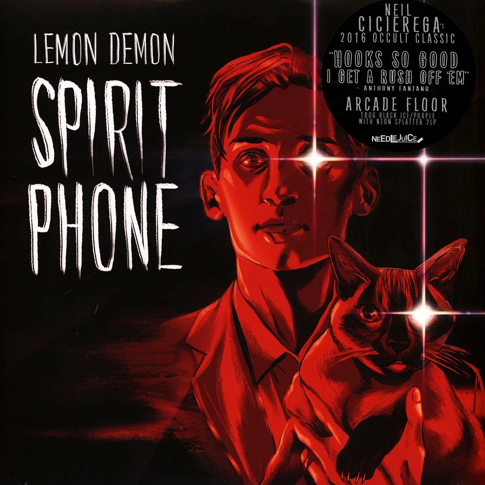 Lemon Demon - Spirit Phone Black Ice/Neon Splatter Vinyl Edition