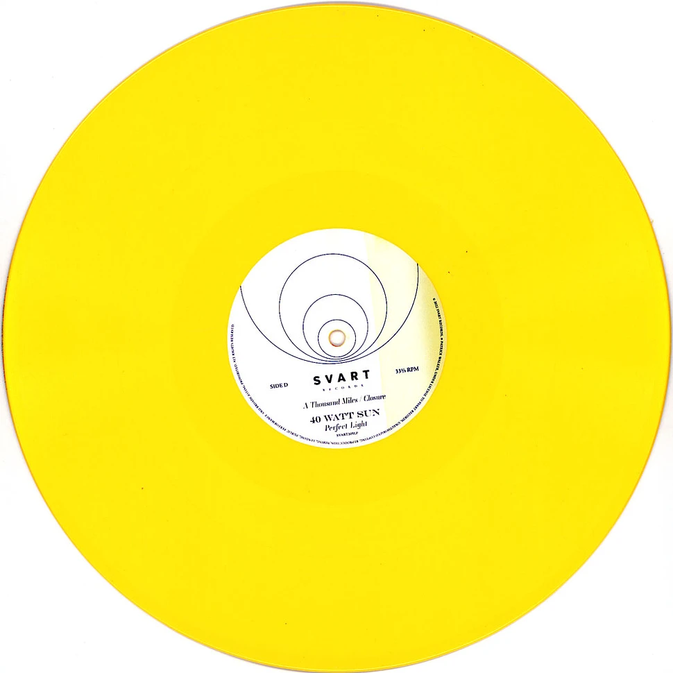 40 Watt Sun - Perfect Light Yellow Vinyl Edition