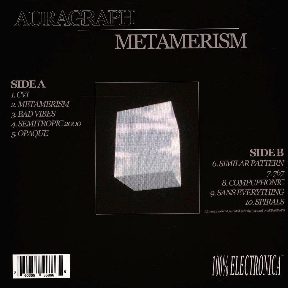 Auragraph - Metamerism Blue & Black Splattered Vinyl Edition