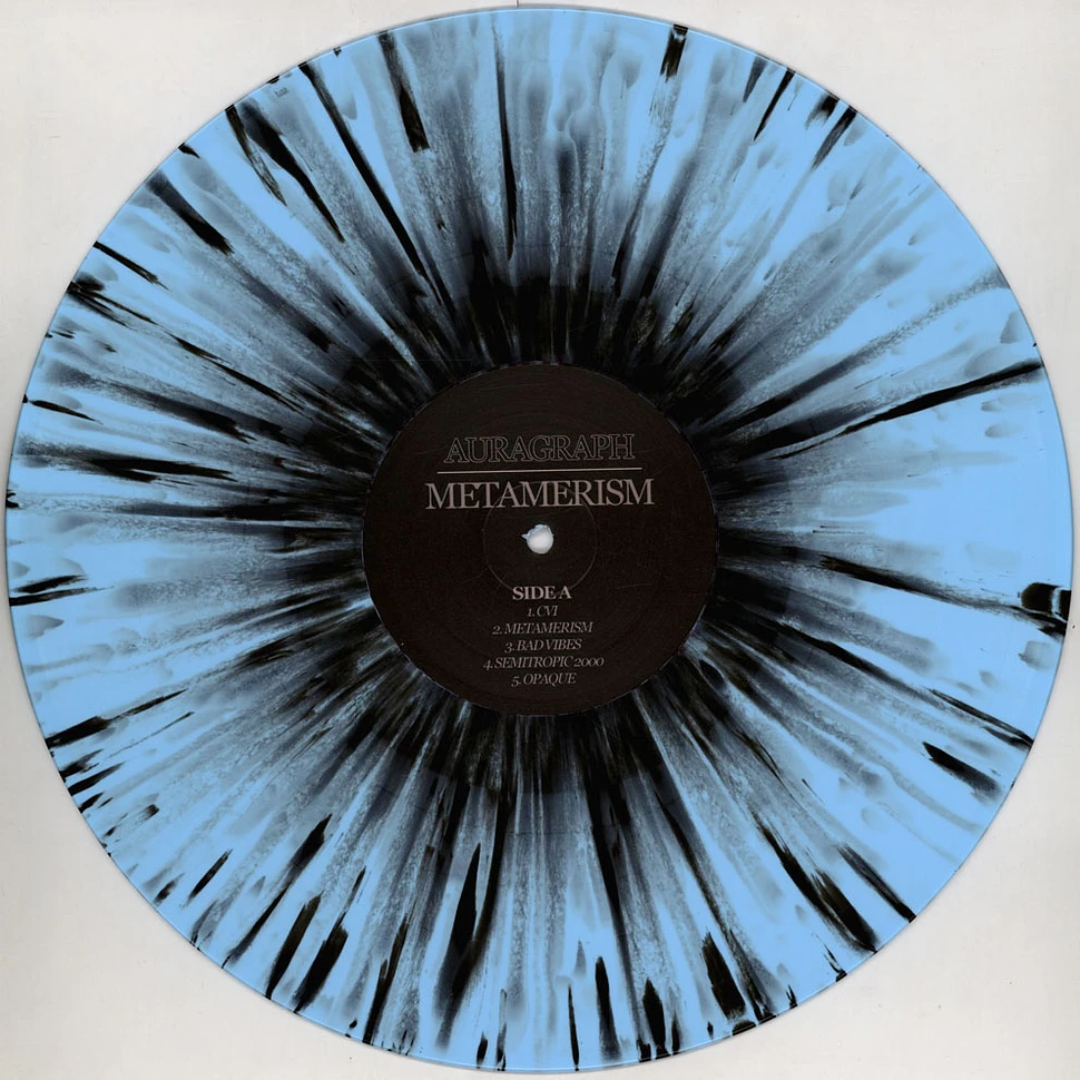 Auragraph - Metamerism Blue & Black Splattered Vinyl Edition