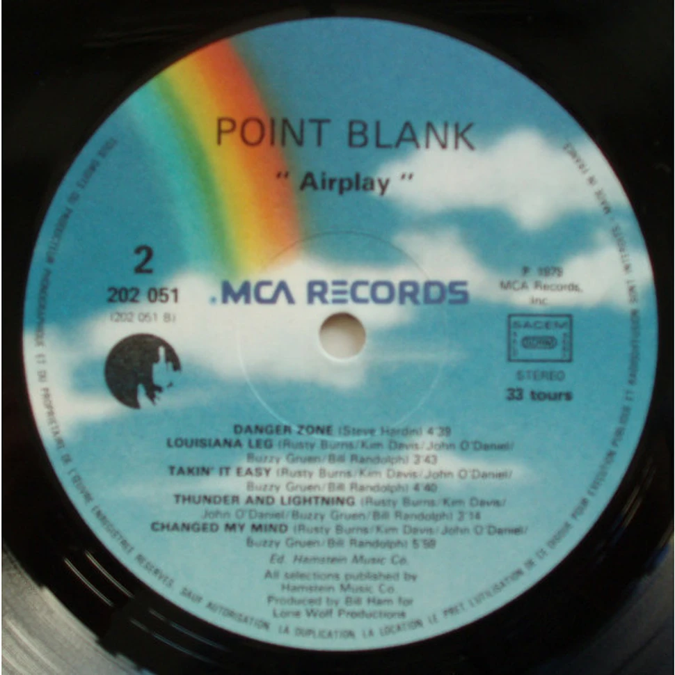 Point Blank - Airplay