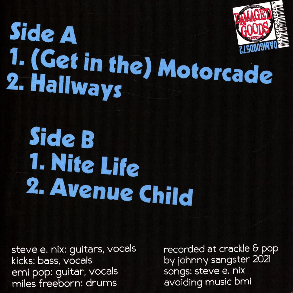 Steve E. Nix & The Famous Lizards - Motorcade EP