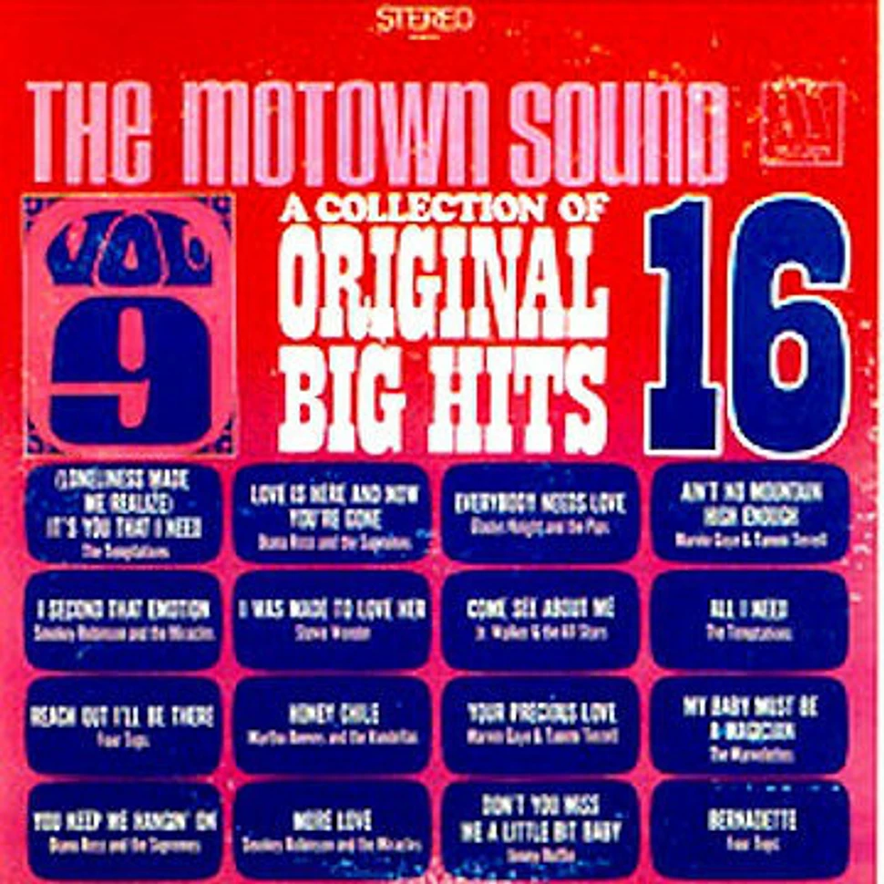 V.A. - The Motown Sound (A Collection Of 16 Original Hits Vol. 9)