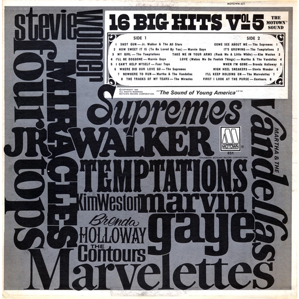 V.A. - The Motown Sound - 16 Big Hits Vol 5