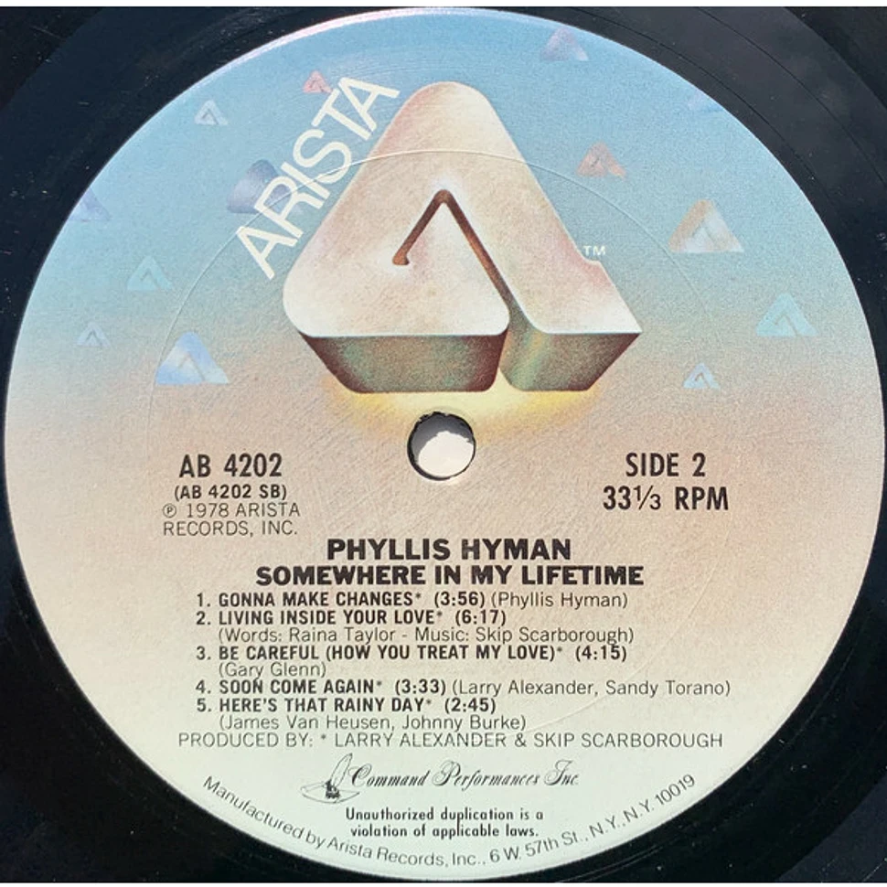 Phyllis Hyman - Somewhere In My Lifetime