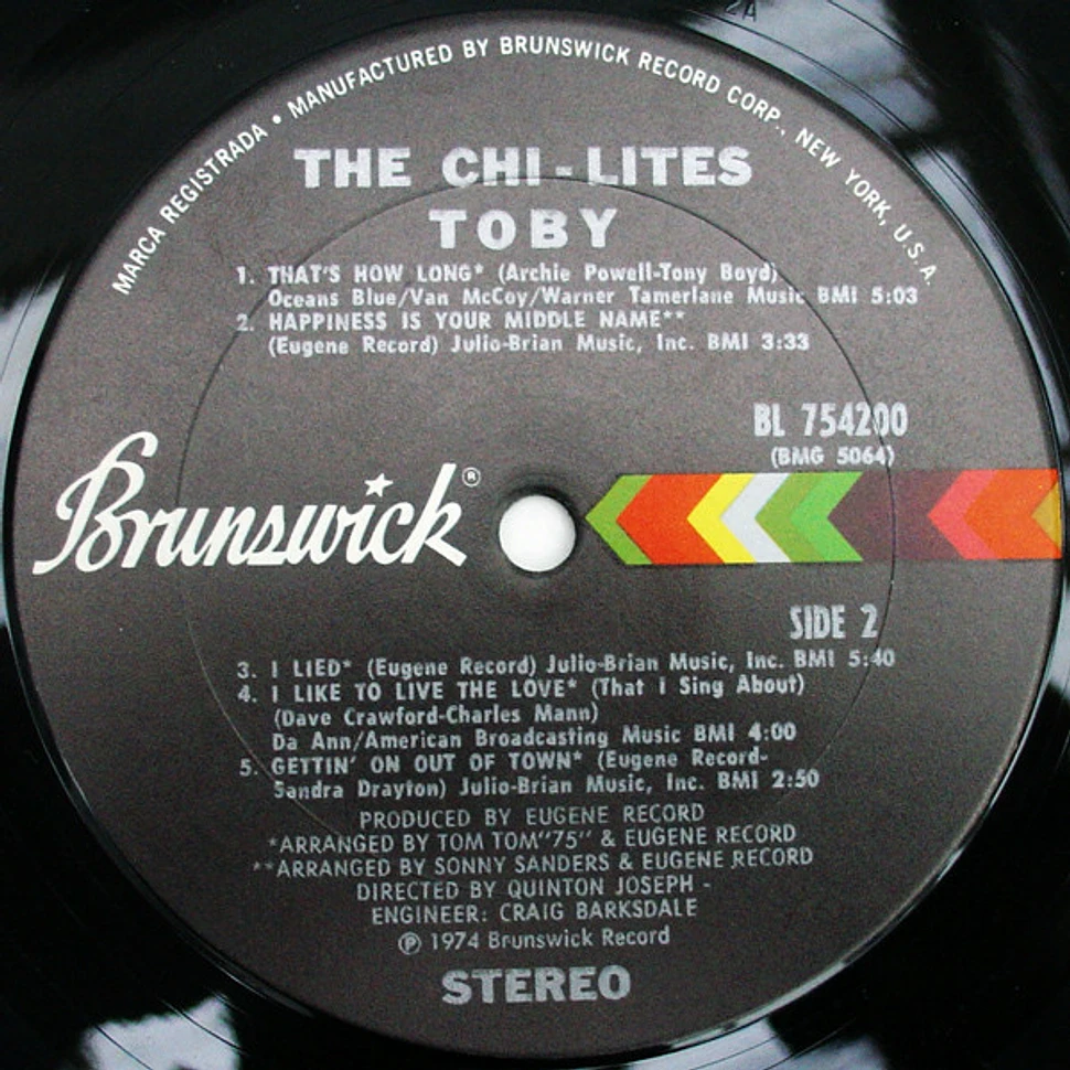 The Chi-Lites - Toby