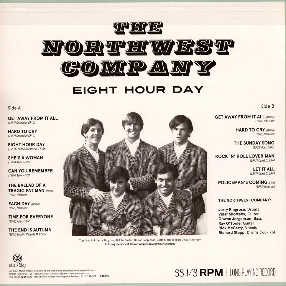 The Northwest Company - Eight Hour Day
