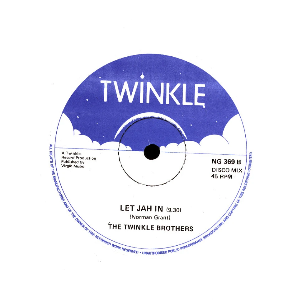 Twinkle Brothers - Don't Jump The Fence, Dub / Let Jah In, Dub